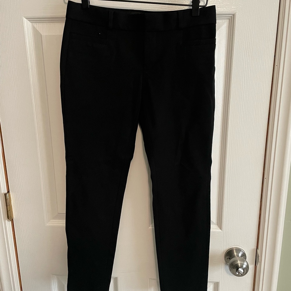 Banana Republic Black Sloan Fit Trousers